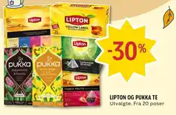 Coop Prix Lipton og pukka te tilbud