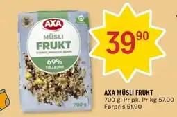 Coop Prix Axamüsli frukt tilbud