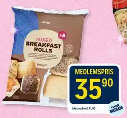 Coop Prix Coop mixed breakfast rolls tilbud