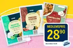 Coop Prix Coop Tortelloni tilbud
