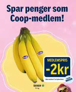 Coop Prix Banan tilbud