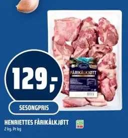 Coop Obs Henriettes fårikålkjøtt tilbud