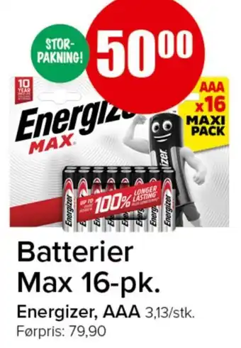 Energizer Batterier Max 16-pk.
