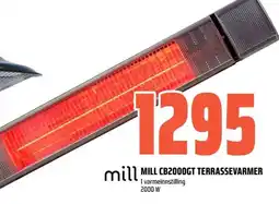 Obs Bygg Mill CB2000GT terrassevarmer tilbud