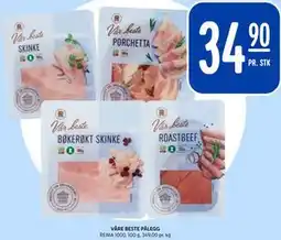 Rema 1000 VÅRE BESTE PÅLEGG tilbud