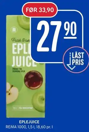 Rema 1000 EPLEJUICE tilbud