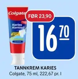 Rema 1000 TANNKREM KARIES tilbud