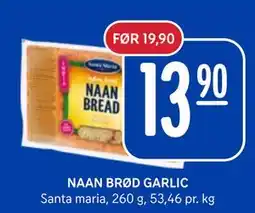Rema 1000 NAAN BRØD GARLIC tilbud