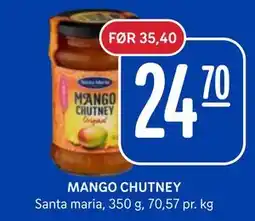 Rema 1000 MANGO CHUTNEY tilbud