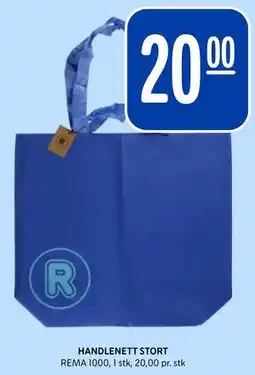 Rema 1000 HANDLENETT STORT tilbud