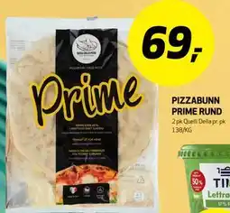 Bunnpris PIZZABUNN PRIME RUND tilbud