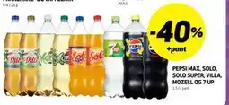 Bunnpris PEPSI MAX, SOLO, SOLO SUPER, VILLA, MOZELL OG 7 UP tilbud