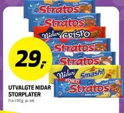 Bunnpris UTVALGTE NIDAR STORPLATER tilbud