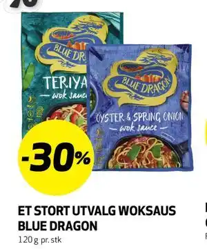 ET STORT UTVALG WOKSAUS BLUE DRAGON