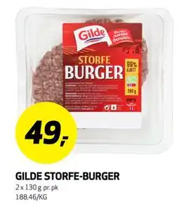 Bunnpris GILDE STORFE-BURGER tilbud