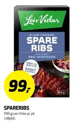 Bunnpris SPARERIBS tilbud