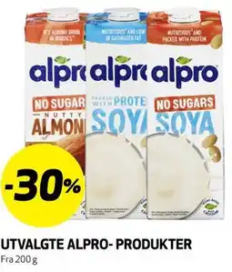 Bunnpris UTVALGTE ALPRO- PRODUKTER tilbud