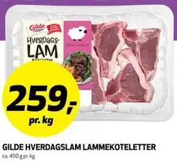 Bunnpris GILDE HVERDAGSLAM LAMMEKOTELETTER tilbud