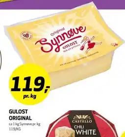 Bunnpris GULOST ORIGINAL tilbud
