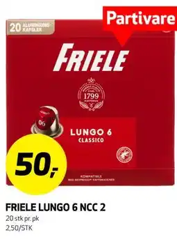 Bunnpris FRIELE LUNGO 6 NCC 2 tilbud