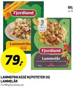Bunnpris LAMMEFRIKASSÉ M/POTETER OG LAMMELÅR tilbud