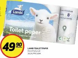 Bunnpris LAMBI TOALETTPAPIR tilbud