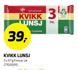 Bunnpris KVIKK LUNSJ tilbud