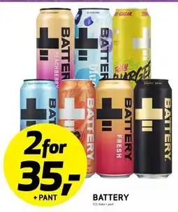 Bunnpris BATTERY tilbud