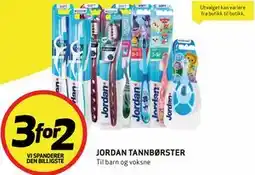 Bunnpris JORDAN TANNBØRSTER tilbud