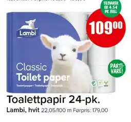 Spar Toalettpapir 24-pk tilbud