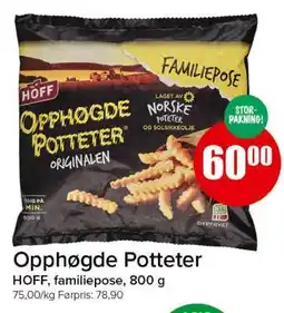 Spar OPPHØGDE POTETER tilbud