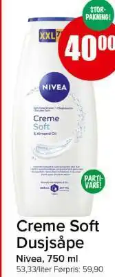 Spar Creme Soft Dussåpe tilbud