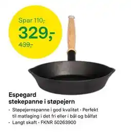 Felleskjøpet Espegard stekepanne i støpejern tilbud