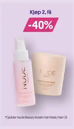 VITA Nude Beauty Keratin Hair Mask/Hair Oil tilbud