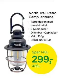 Felleskjøpet North Trail Retro Camp lanterne tilbud