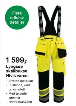 Felleskjøpet Lyngsøe skallbukse Hivis varsel tilbud
