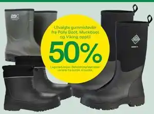 Utvalgte gummistøvler fra Polly Boot, Muckboot og Viking