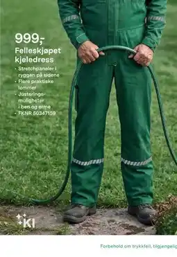 Felleskjøpet Felleskjøpet kjeledress tilbud