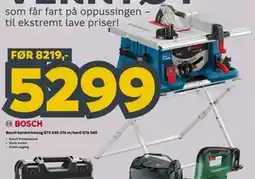 Megaflis Bosch bordsirkelsag GTS 635-216 m/bord GTA 560 tilbud