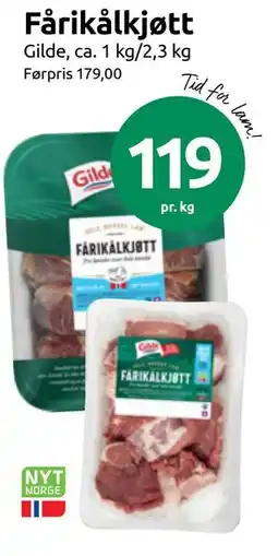 Joker Fårikålkjøtt tilbud