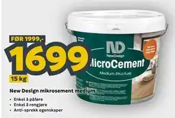 Megaflis New Design mikrosement medium tilbud