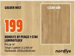 Coop Obs Nordlys by Pergo 1-stav laminatgulv tilbud