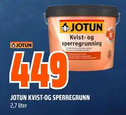 Coop Obs Jotun kvist-og sperregrunn tilbud