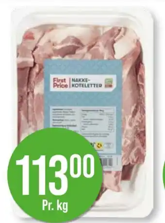 First Price Nakke-koteletter