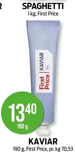 Kiwi First Price Kaviar tilbud