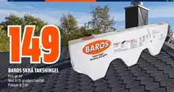 Coop Obs Baros skrå takshingel tilbud