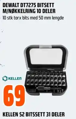 Coop Obs Kellen s2 bitssett tilbud