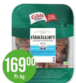 Kiwi Gilde Fårikålkkjøtt tilbud