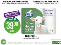Kiwi Lambi Classic Household paper tilbud