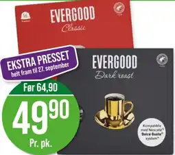 Kiwi Evergood coffee tilbud